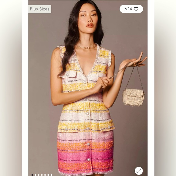 Anthropologie Dresses & Skirts - Anthropology Maeve Tweed Mini Dress sz10